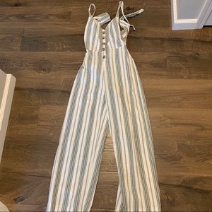 Stripe Jumpsuit